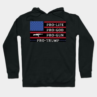 Pro Trump | Pro God | Pro Gun | Pro Life Hoodie